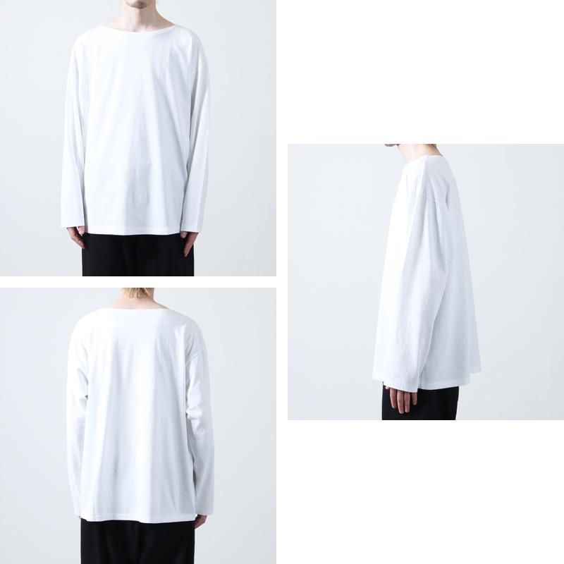COMOLI / コットンジャージ モックネックプルオーバー 24AW