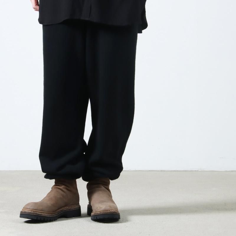 COMOLI (コモリ) ウール和紙 ニットパンツ
