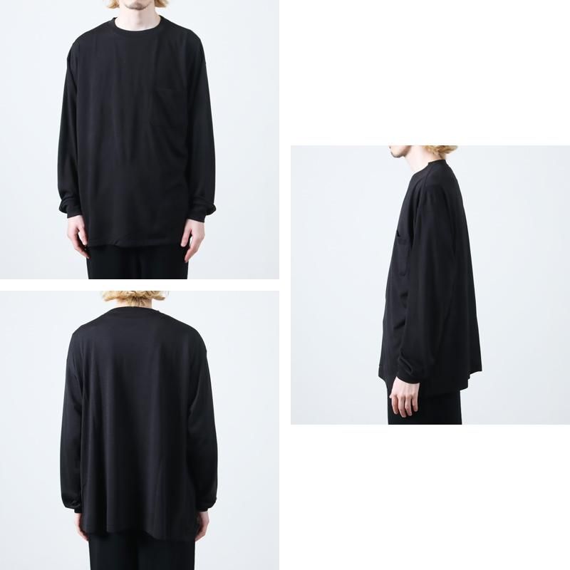 COMOLI (コモリ) サマーウール 長袖Tシャツ COMOLI (コモリ) サマーウール 長袖Tシャツ