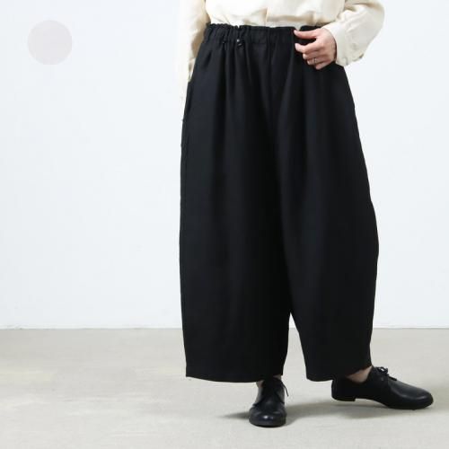 Vlas blomme (ヴラスブラム) ウォッシュドリネン サルエルパンツ