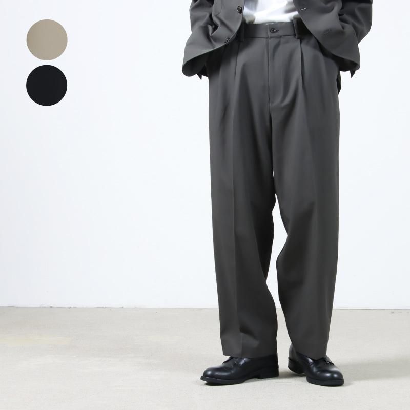 MARKAWARE (マーカウェア) CLASSIC FIT DOUBLE PLEATED TROUSERS