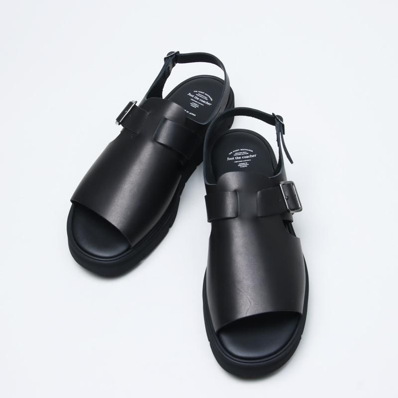 【美品】foot the coacher /open toe sandals foot the coacher (フットザコーチャー) OPEN TOE SANDALS GLOXI