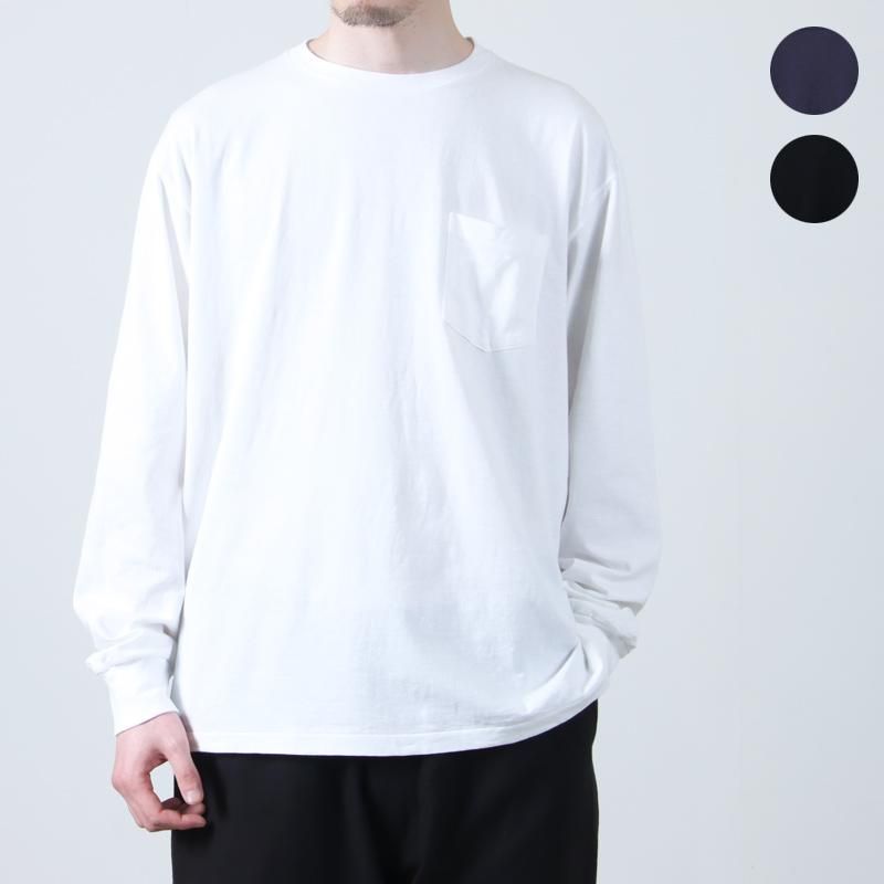 COMOLI (コモリ) 空紡天竺 長袖Tシャツ