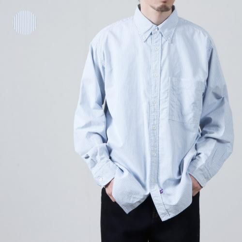 THE NORTH FACE PURPLE LABEL ( Ρե ѡץ졼٥) Button Down Striped Field Shirt / ȥ饤ץ