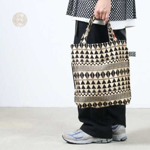 BINDU (ӥɥ) Polyester / Tribal Jacquard Reverse Tote Bag  / ȥ饤Х른㥬ɥСȡȥХå
