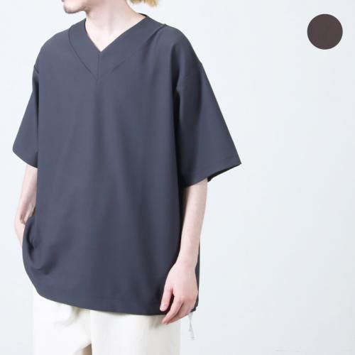 CURLY (꡼) SEERSUCKER V-NECK TEE / å֥ͥåƥ