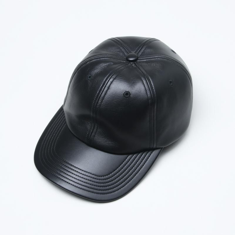 KIJIMA TAKAYUKI (キジマタカユキ) LAMBSKIN 6PANEL CAP / ラムスキン6