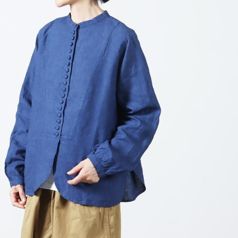 新品タグ付 ICHI Antiquites イチアンティークス リネン シャツ ICHI Antiquites (イチアンティークス) INDIGO LINEN シャツ