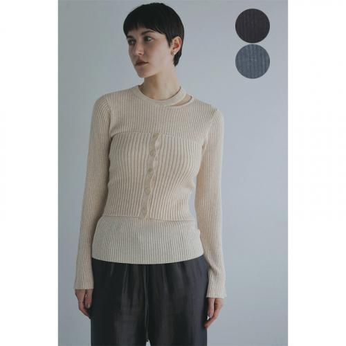 MANOF (ޥΥ) BUSTIER SET RIB KNIT / ӥåȥ֥˥å