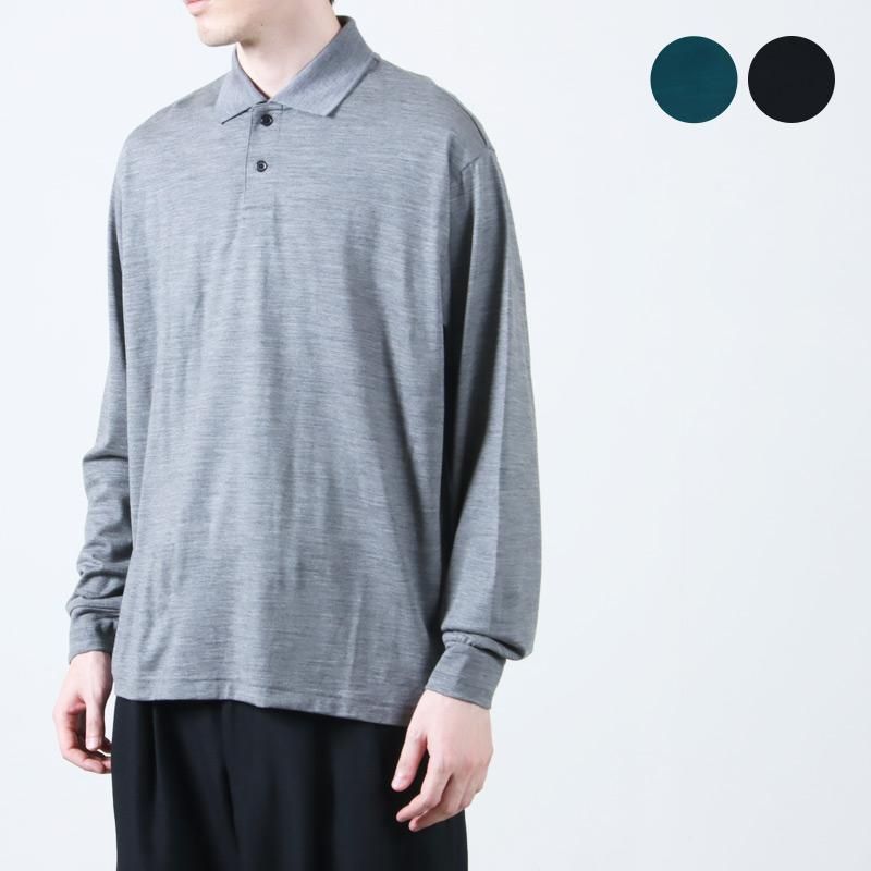 marka (マーカ) TWO BUTTON POLO L/S TEE / 2ボタンポロ ロング