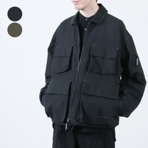and wander (ɥ) C/PE twill field jacket / C/PE ĥեɥ㥱å