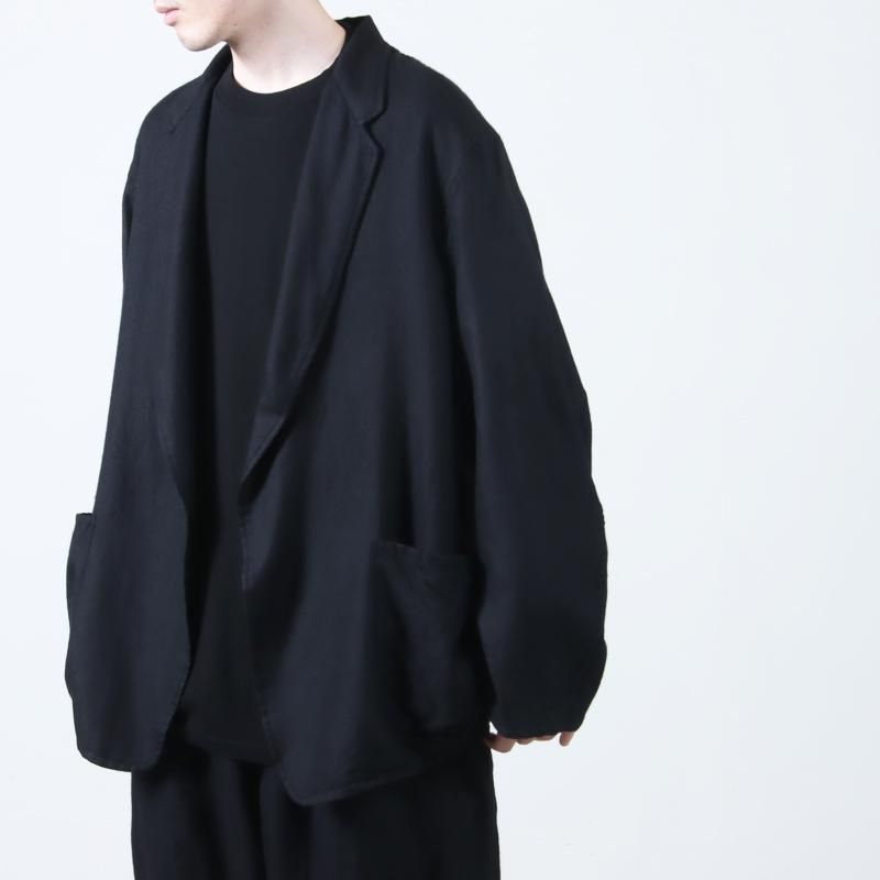 【新品】 COMOLI カシミヤシルク製品染ジャケット サイズ2 COMOLI (コモリ) カシミヤシルク 製品染ジャケット