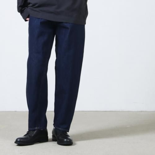 CIOTA () New Wide Tapered 5 Pocket Pants - Navy One Wash  / ˥塼磻ɥơѡ 5ݥåȥѥ