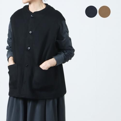 ヴラスブラム ケープコート ポンチョ ブラック Vlas Blomme Vlas blomme (ヴラスブラム) クロッシェケープポンチョ