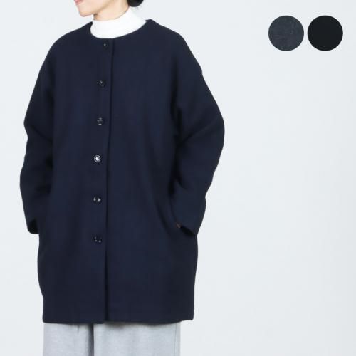 Commencement (󥹥) No collar wool coat / Ρ顼륳