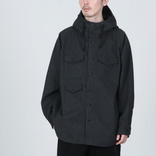 MODMNT (ɥ) TWEED KNIT HOODED SHIRT / ĥɥ˥å  աƥåɥ