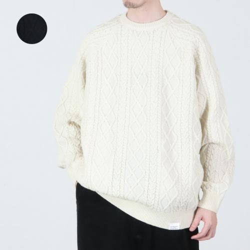 Fresh Service  SHETLAND WOOL x SOLOTEX  TECH FISHERMAN SWEATER / シェトランドウールxソロテックステックフィッシャーマンセーター