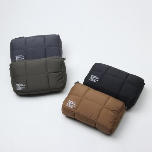 Fresh Service (フレッシュサービス) QUILTED CUBE BAG_M / キルテッドキューブバッグ M