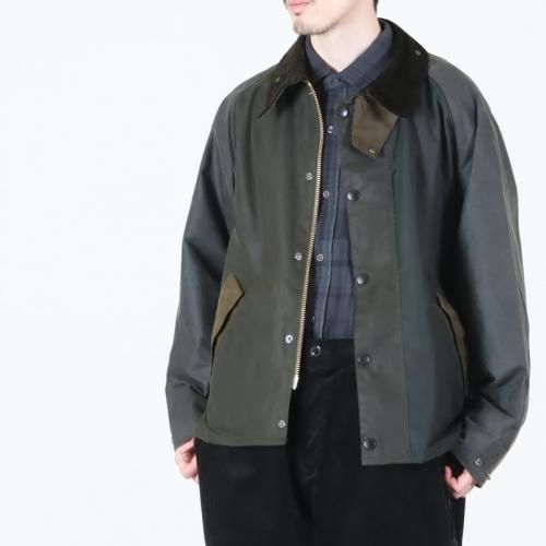 BARBOUR (バブアー) patchwork transport wax jacket / パッチワーク トランスポートワックスジャケット