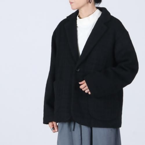 Honnete (ͥå) Short Coat Jacket Shadow Check / 硼ȥȥ㥱å ɡå