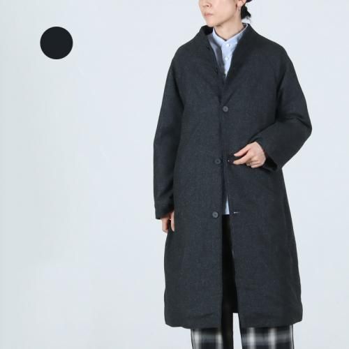 NO CONTROL AIR (ノーコントロールエアー) FIRMUM ウールシーチング・ガーメントウォッシュ ボトルネックコート