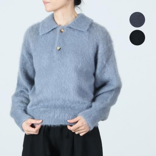BATONER (Хȥʡ) PURE MOHAIR SHAGGY POLO / ԥ奢إ㥮ݥ