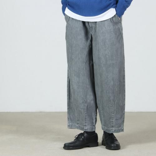 YAECA (ヤエカ) 2WAY PANTS TUCK TAPARED