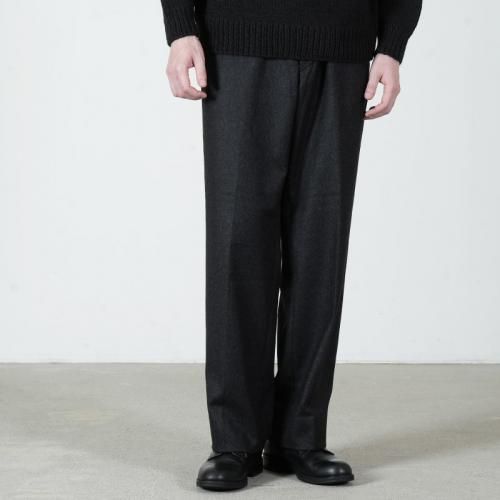 COMOLI (コモリ) ウールフラノ パンツ