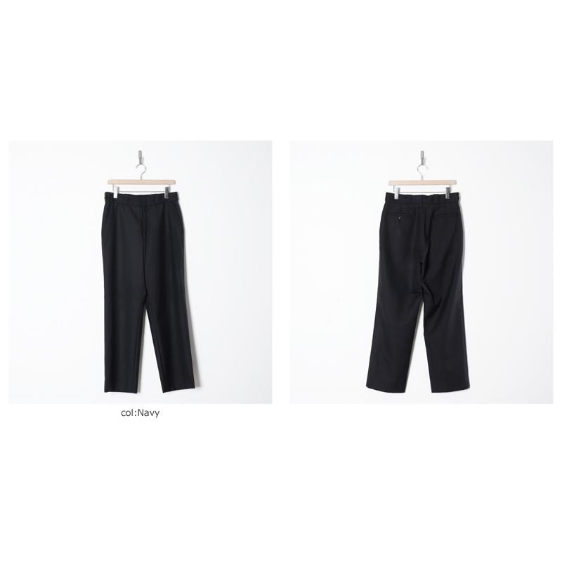 COMOLI (コモリ) ウールサージ パンツ