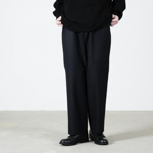 COMOLI (コモリ) ウールサージ パンツ