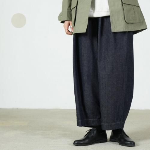 HARVESTY (ハーベスティ) ワイドエッグパンツ 8oz DENIM