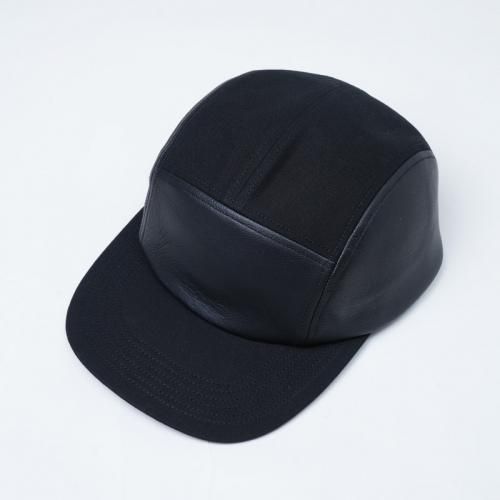 KIJIMA TAKAYUKI (キジマタカユキ) PARAFFIN DUCK & GOAT SKIN JET CAP / パラフィンダック&ゴートスキンジェットキャップ