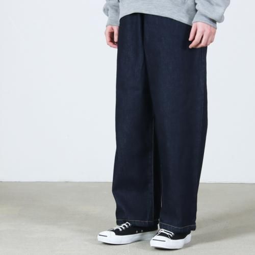 Fresh Service (�ե�å��奵���ӥ�) CORPORATE DENIM EASY PANTS / �����ݥ졼�ȥǥ˥।�������ѥ��