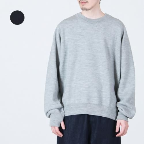 LOOP315 (ループ315) 100% WOOL CREW SWEAT / 100% ウール クルースウェット