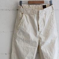 or Slow FRENCH WORK PANTS col:66 ECRU