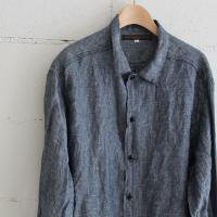 GARMENT REPRODUCTION OF WORKERS SWEDEN GRANDPA SHIRT col:chambray