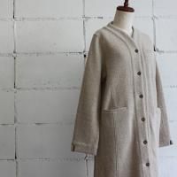 evam eva press wool coat col:05 ivory