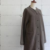evam eva press wool coat col:44 mocha