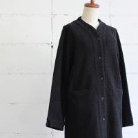 evam eva press wool coat col:89 charcoal