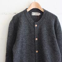 NOR' EASTERLY L/S CREW CARDIGAN color:OXFORD
