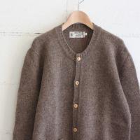 NOR' EASTERLY L/S CREW CARDIGAN color:NUTMEG