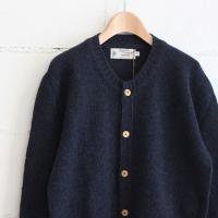 NOR' EASTERLY L/S CREW CARDIGAN color:NIGHT SHADE