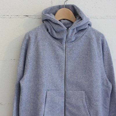  30 OFF CURLY NEP ZIP PARKA col:BLUE