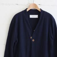 CURLY STAND SHAWL CARDE col:NAVY