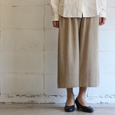 evam eva high twist yarn pants col:10 beige