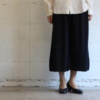 evam eva high twist yarn pants col:66 navy