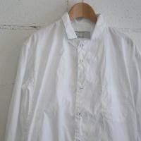 Ordinary Fits OPEN DESIGN SHIRT col:WHITE