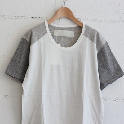 yohaku Men's s/s tee col:white-grey