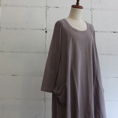  30 OFF yohaku l/s tunic col:violet