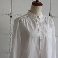 PULETTE Broadcloth Gather Shirt col:WHITE